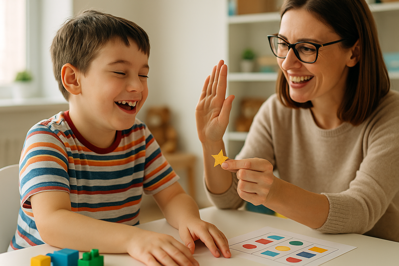 Como o Reforço Positivo Acelera o Aprendizado no Autismo